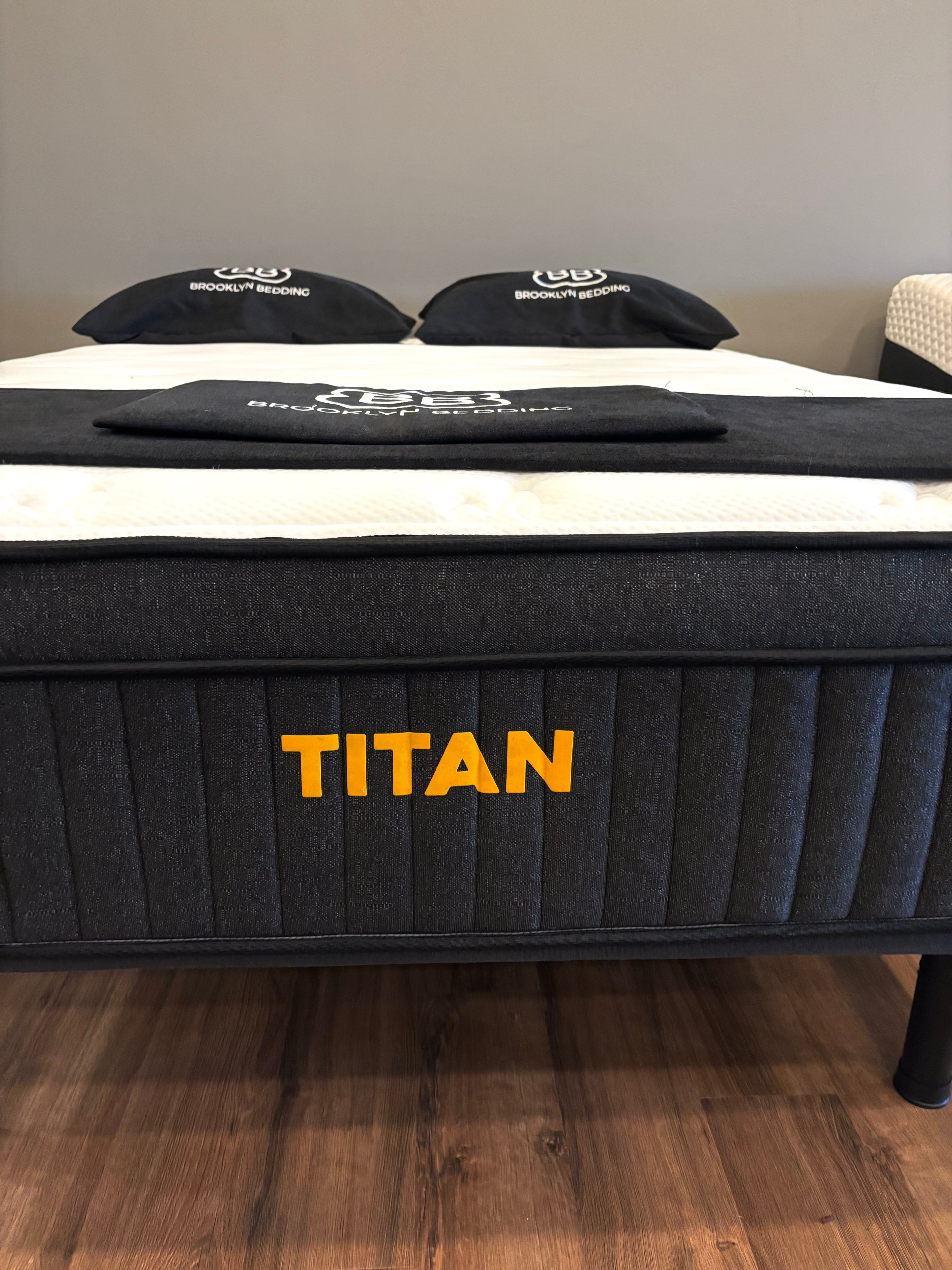 Brooklyn Bedding Plank, Titan, Copper Hybrid Mattresses – The Online Mattress Store Green Bay