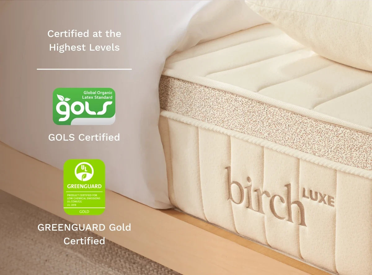 Birch Luxe Natural Hybrid Organic Mattress