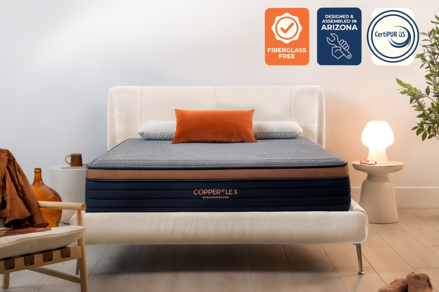 Brooklyn Bedding CopperFlex Hybrid Mattress
