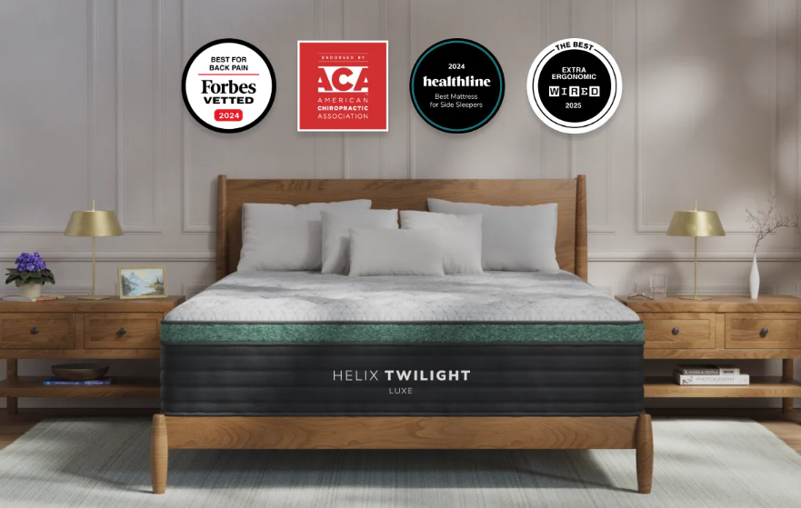 Helix Twilight Luxe Hybrid Mattress