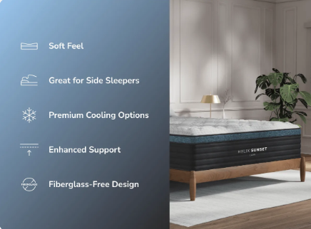 Helix Sunset Luxe Hybrid Mattress