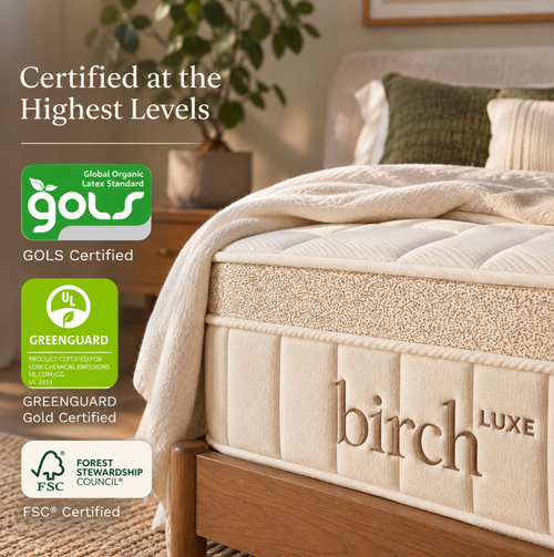 Birch Luxe Natural Hybrid Organic Mattress