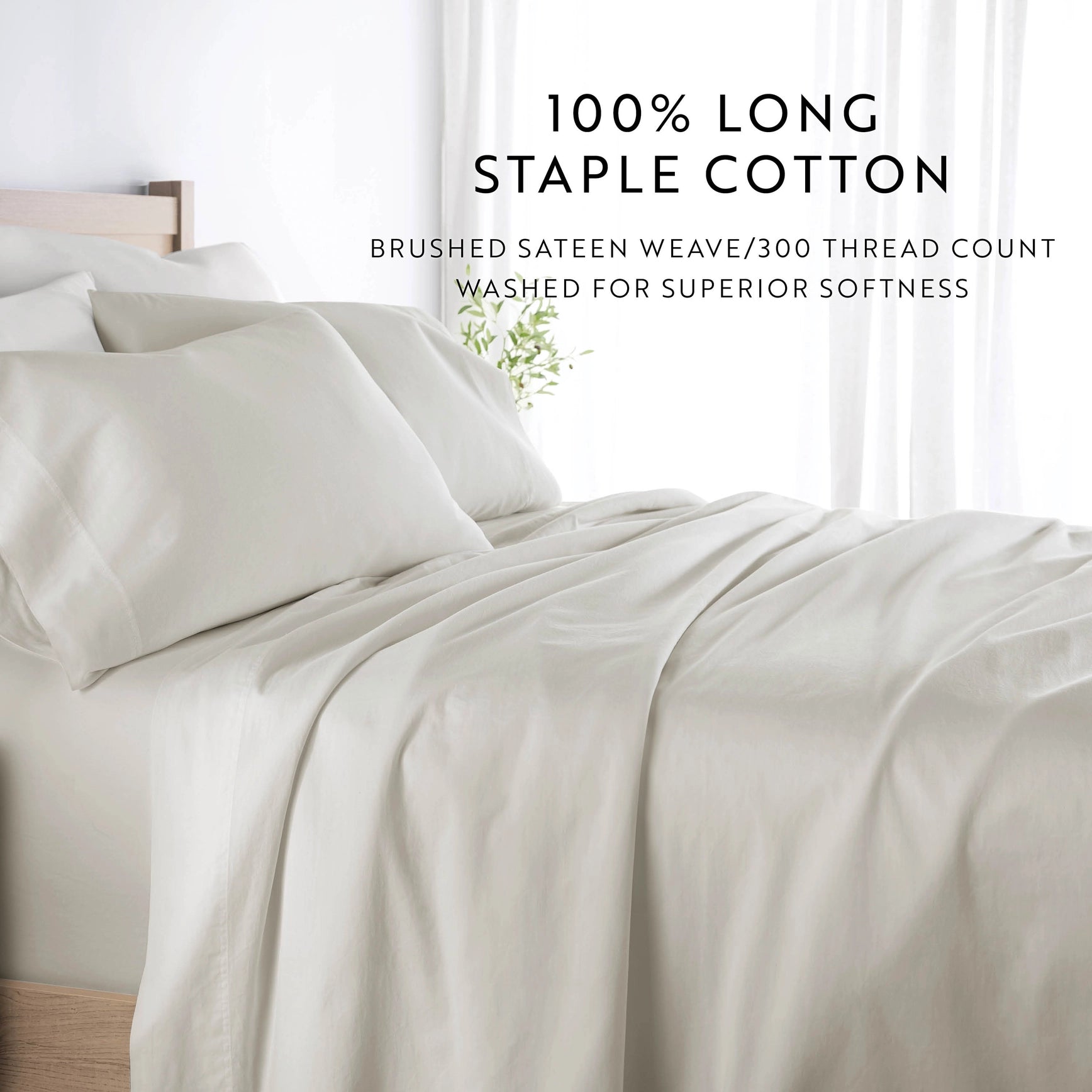 Brushed 100% Cotton Sheets