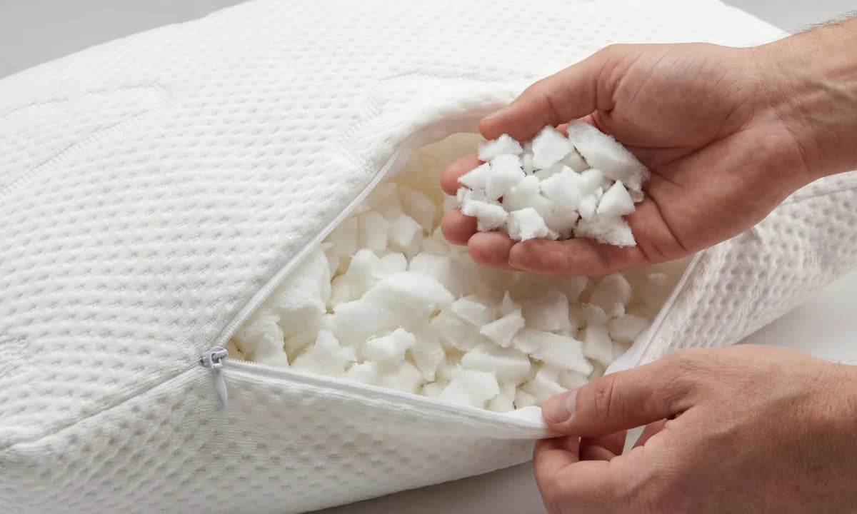 Puffy Cloudlike AdaptFill Memory Foam Pillows