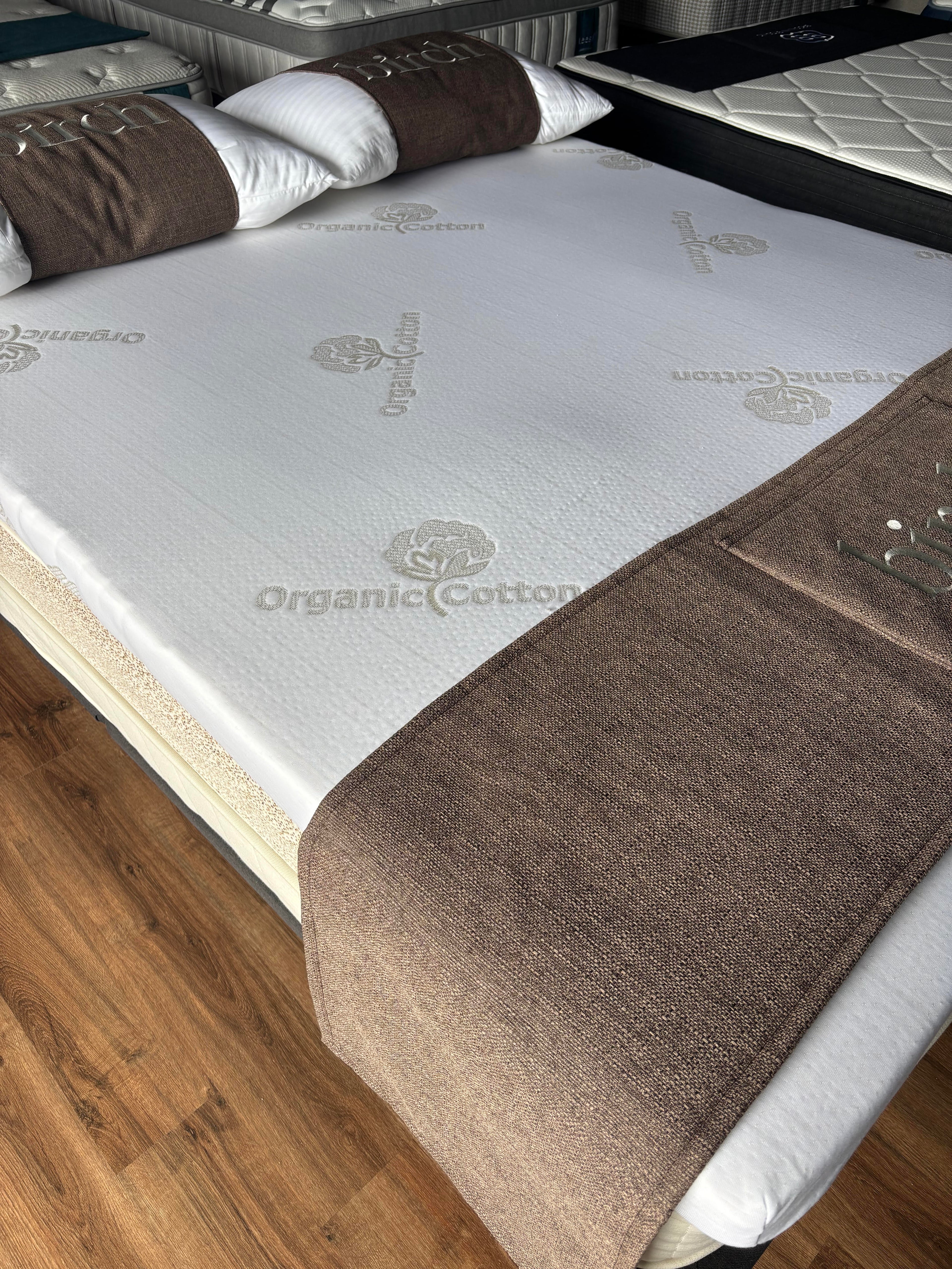 Organic 3" latex topper